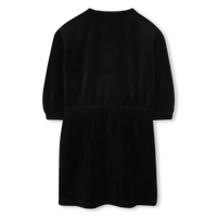 Robe en velours noir fille Sonia Rykiel H25