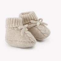 Chaussons moka chiné noeud - Tartine et Chocolat H25