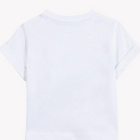 Tee-shirt blanc badminton babyboy Tartine et Chocolat E26