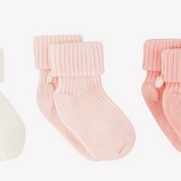 Coffret Chaussettes babygirl rose coton Tartine et Chocolat