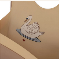 Pack de 2 bavoirs cygnes - Konges Slojd