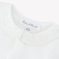 Body Ecru coton col brodé babygirl Tartine et Chocolat H26