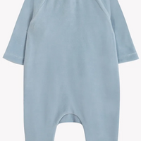 Pyjama velours abécédaire bleu grisé babyboy Tartine et Chocolat