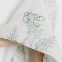 Cape de bain feuillage vert Tartine et Chocolat