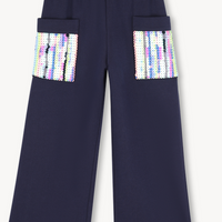 Pantalon de jogging indigo blue fille Billieblush H26