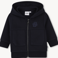 Ensemble cardigan et pantalon bleu cargo babyboy Boss H26