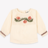 Blouse flower milk babygirl Bonton H26