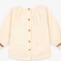 Blouse flower milk babygirl Bonton H26