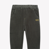 Pantalon Paco en velours kaki babyboy Bonton H26