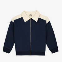 Ensemble gilet et jogging prime en coton navy babyboy Bonton H26