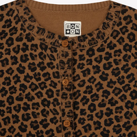 Cardigan Lilou léopard fille Bonton H26