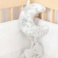 Augustin le lapin musical Toile de Jouy gris Tartine et Chocolat