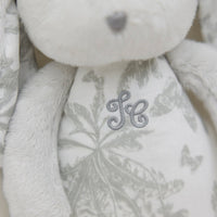 Augustin le lapin veilleuse musicale toile de jouy grise Tartine et Chocolat