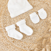 Coffret Naissance chaussettes bonnet moufles unisexe Tartine et Chocolat