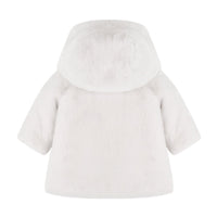 Manteau écru imitation fourrure babygirl Tartine et Chocolat