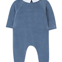 Pyjama velours bleu Abécédaire babyboy Tartine et Chocolat
