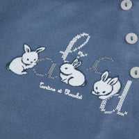 Pyjama velours bleu Abécédaire babyboy Tartine et Chocolat