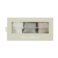 Coffret Chaussettes babyboy chiné Tartine et Chocolat