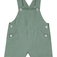 Salopette vert lin babyboy Tartine et chocolat