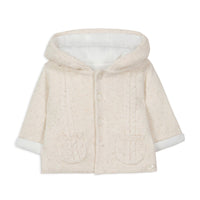 Manteau Ecru en maille unisexe Tartine et Chocolat