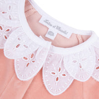 Pyjama bois de rose colerette fleur babygirl Tartine et Chocolat