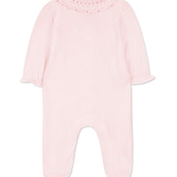 Dors-bien rose pâle col crochet babygirl Tartine et Chocolat