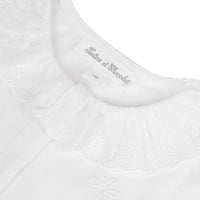 Body col volanté brodé nacre babygirl Tartine et Chocolat