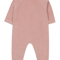Pyjama en velours rose dentelle babygirl Tartine et Chocolat H24