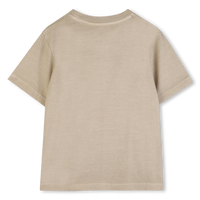 Tee-Shirt à manche courte beige foncé garçon Zadig & Voltaire E26