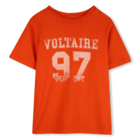Tee-Shirt à manche courte sepia garçon Zadig & Voltaire E26