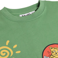 Tee-shirt manches courtes vert garçon Molo E26