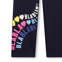 Pantalon de jogging bleu nuit fille Billieblush
