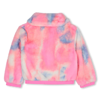 Manteau en polaire rose flash fille Billieblush H25