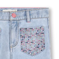 Jean à strass fille Billieblush E26