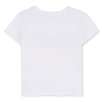 Tee Shirt manches courtes Happiness fille Billieblush E26