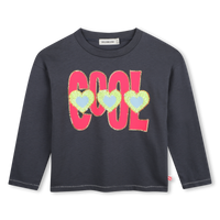 Tee-Shirt manches longues asphalte fille Billieblush H26