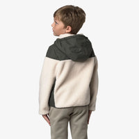 Veste Samson 4.0 Orsetto Ecru-Kaki mixte K-Way H25