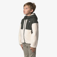 Veste Samson 4.0 Orsetto Ecru-Kaki mixte K-Way H25