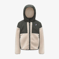 Veste Samson 4.0 Orsetto Ecru-Kaki mixte K-Way H25