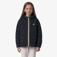 Veste matelassédiamant P. Madlaine fille K-Way
