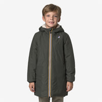 Veste longue fourrée Eiffel Orsetto 4.0 Kaki mixte K-Way
