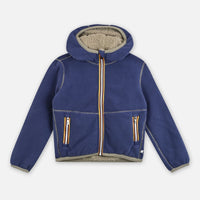 Veste polaire réversible Jack Sherpa Oak-cobalt mixte K-Way H25