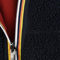 Veste polaire réversible Jack Sherpa bleu-bordeaux mixte K-Way H25