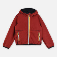 Veste polaire réversible Jack Sherpa bleu-bordeaux mixte K-Way H25