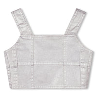 Top à bretelles argent fille Marc Jacobs E24