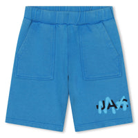 Short en molleton Bleu logo Marc Jacobs garçon