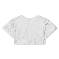 Tee-shirt court argent Marc Jacobs
