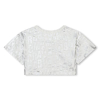 Tee-shirt court argent Marc Jacobs