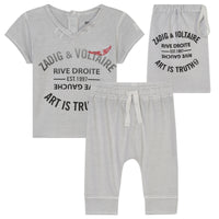 Ensemble gris unisexe Zadig & Voltaire