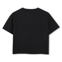 Tee-Shirt manches courtes noires fille Zadig & Voltaire H26